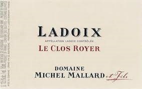 2017 Domaine Michel Mallard & Fils  Burgundy Ladoix 1er Cru “Clos Royer” Red