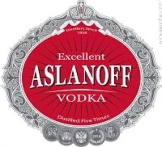 Aslanoff  Vodka   Spirit