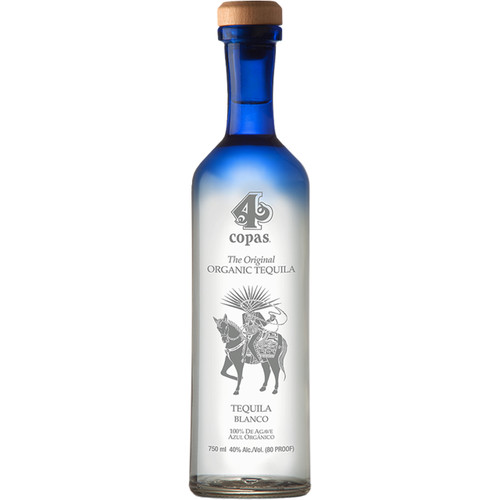 4 Copas  Tequila  Blanca Organica Spirit